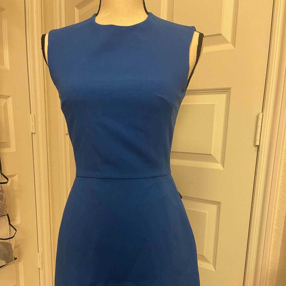 Bright blue dress French connection